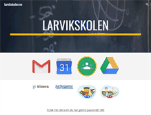 Tablet Screenshot of larvikgs.no